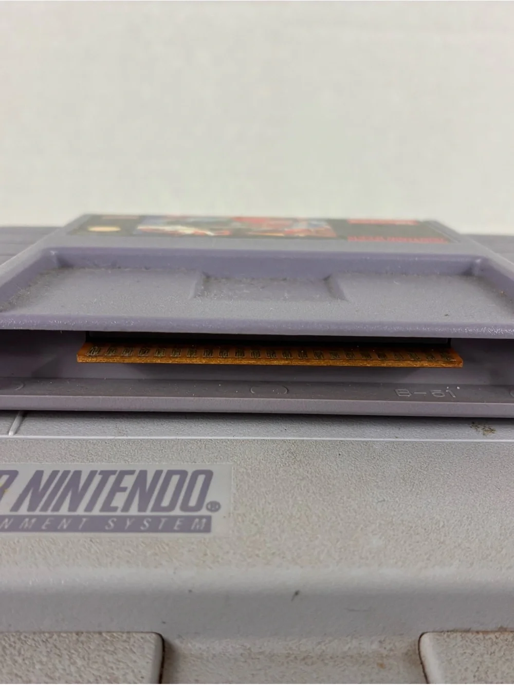 Nintendo (SNES) Classic Console in Gray with Purple Accents